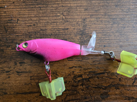 pink and black belly whopper ploppers